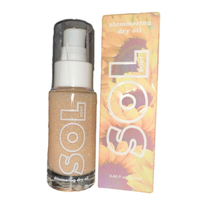 SOL Body Shimmering Dry Oil – Golden Glow✨